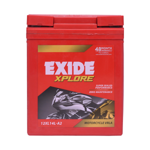 Exide Xplore 12XL14L-A2 48Months(Full replacement)
