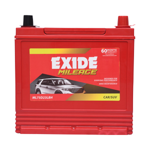 Exide DRIVE DRIVE150R 18Months(Full replacement)+18Months(Pro-Rata)