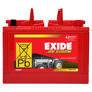 Exide JAI KI80T KISAN 24Months(Full replacement)+18Months(Pro-Rata)